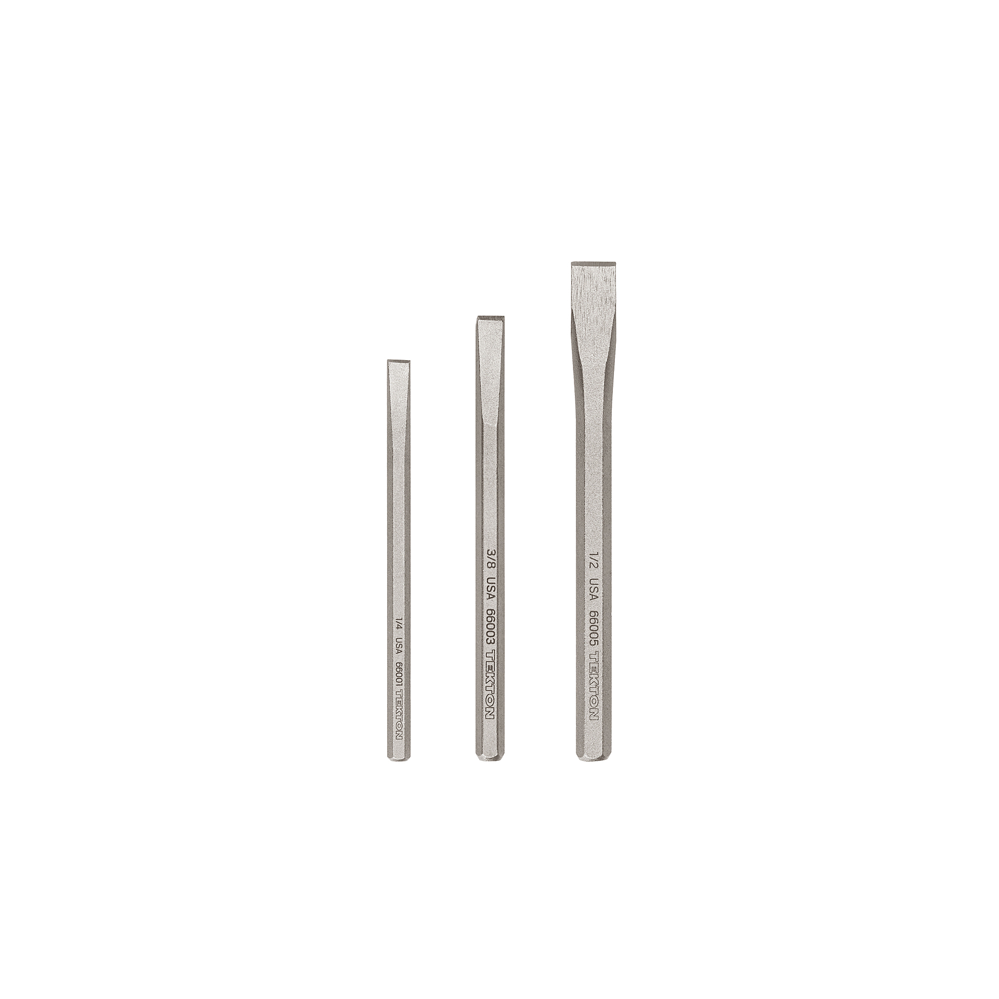 TEKTON Cold Chisel Set, 3-Piece (1/4, 3/8, 1/2 in.) | PNC91002